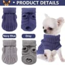 2 Pack Dog Sweaters for Small Dogs — Chihuahua Yorkie Sweater