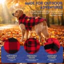 Reversible Dog Winter Coat — Dog Jacket for Small