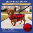 Reversible Dog Winter Coat — Dog Jacket for Small