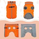 Dog Coat Warm Dog Winter Coat Waterproof Dogs Jacket with Harness