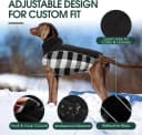 Dog Winter Coat — Reversible Waterproof Dog Jacket with Reflective Strip