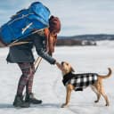 Dog Winter Coat — Reversible Waterproof Dog Jacket with Reflective Strip