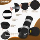 Dog Shoes for Winter Snow Waterproof Dog Boots with Fleece Lining