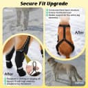 Dog Boots with Suspenders for Large Dogs Waterproof Dog Boots Anti Lost