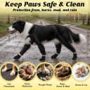 Dog Boots with Suspenders for Large Dogs Waterproof Dog Boots Anti Lost
