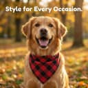 Dog Bandanas 6 Pack - Soft Cotton Bandanas for Dogs
