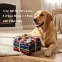 Dog Bandanas 6 Pack - Soft Cotton Bandanas for Dogs