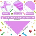 20 Pcs Plain Dog Bandana Bulk for Puppy Dog
