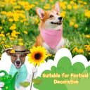 100 Pcs Dog Bandanas Blank Bulk — Plain