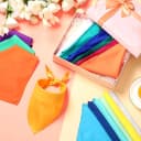 100 Pcs Dog Bandanas Blank Bulk — Plain