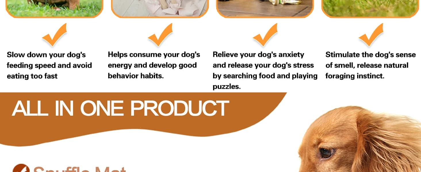 Snuffle Mat for Dogs — Pet Snuffle Mat for Small and Medium Dogs — product details