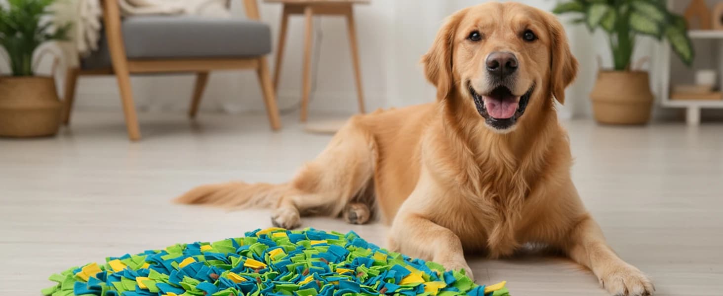 Dog Snuffle Mat — Interactive Enrichment Toy for Boredom (16"x22") — product details