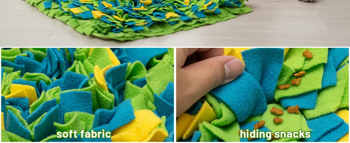 Dog Snuffle Mat — Interactive Enrichment Toy for Boredom (16"x22") — product details