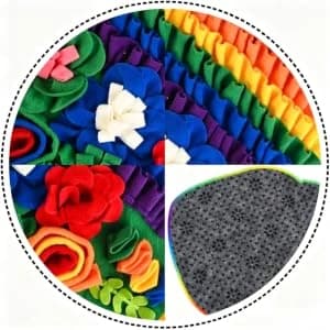 Snuffle mat for cats and dogs 17.7in — Generous Space for Hiding Food