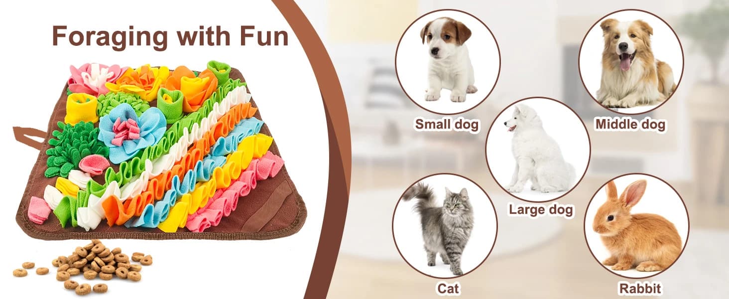 19.5" Large Snuffle Mat for Dogs - Dog Sniff Mat — product details
