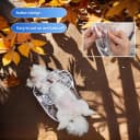 Clear Dog Rain Poncho for Small and Medium Dogs