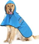 Reflective Dog Rain Coat - Waterproof Adjustable Pet Raincoat Jacket — Lightweight Hooded Dog Rain Coat Poncho