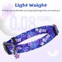 Dog Collar Cute and Soft Nylon Puppy Collar Girl Dogs — Adjustable Dog Collars for Medium Dogs