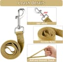 Tactical Dog Harness for Small Dogs with Handle — Military Service Dog Vest and Leash Set for Outdoor Training