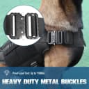 Tactical Dog Harness Service Vest for Medium Dogs Black M