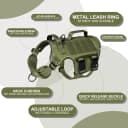 Dog Harness for Large Dogs — No Pull Tactical Vest with Front Clips