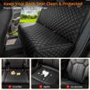 Dog Car Seat Cover for Back Seat — Waterproof Car Seat Protector
