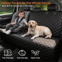 Dog Car Seat Cover for Back Seat — Waterproof Car Seat Protector