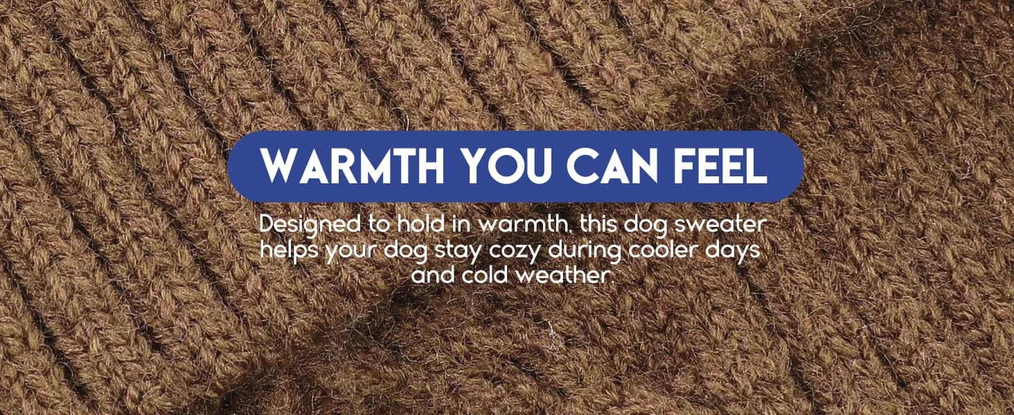 Dog Sweater for Extra Large Dogs — Warm Knit Sweater for Labrador — product details