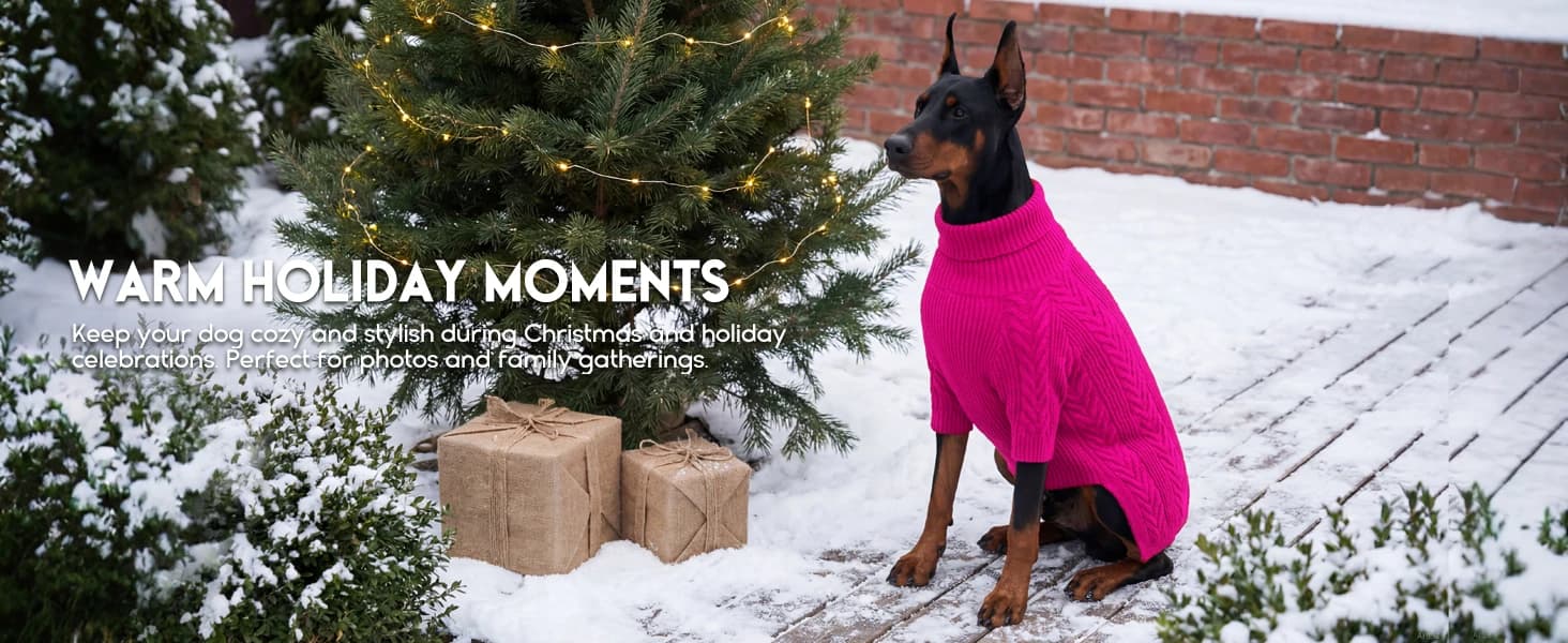 Dog Sweater for Extra Large Dogs — Warm Knit Sweater for Labrador — product details