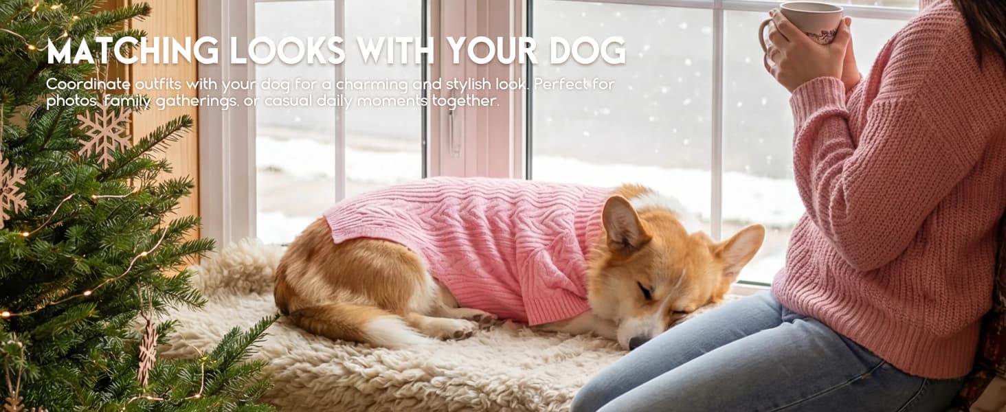 Dog Sweater for Extra Large Dogs — Warm Knit Sweater for Labrador — product details