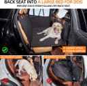 Hard Bottom Dog Car Seat Cover for Back Seat