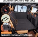 Hard Bottom Dog Car Seat Cover for Back Seat