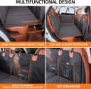 Hard Bottom Dog Car Seat Cover for Back Seat