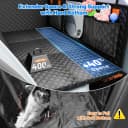 Dog Car Seat Cover for Back Seat — Hard Bottom Hammock Hold 400lbs For Cars