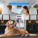 Dog Car Seat Cover for Back Seat — Hard Bottom Hammock Hold 400lbs For Cars