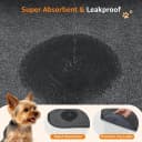 Washable Pee Pads for Dogs — 2 Pack Fast Absorbent Dog Mats,72"x72"