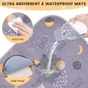 Washable Pee Pads for Dogs 2 Pack 34" x 36" — Waterproof