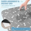 Washable Pee Pad for Dogs — 2 Pack Large Reusable Puppy Pads