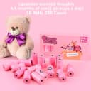Poop Bags Rolls 256 Count - 9x13 Inches Pink Thickened Leakproof Lavender scent Poo Bags for Dogs — Pet Waste