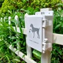 Dog Poop Bag Dispenser Wall Mounted Waterproof Outdoor Pet Waste Bags Dispenser Station Stake