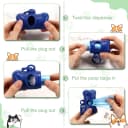 80 Pcs Dog Poop Bag Dispenser with Dog Waste Bags