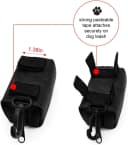 SLOSN 3 Pack Pet Waste Bag Dispenser with Zippered Portable Dog Poop Bag Holder