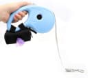 SLOSN 3 Pack Pet Waste Bag Dispenser with Zippered Portable Dog Poop Bag Holder