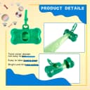 56 Pack Dog Poop Trash Bag Holder Dispenser Bone Shaped Puppy Poop Waste Bag Holder Plastic Leak Proof Pet
