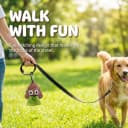 Dog Poop Bag Dispenser for Dog Leash — Poop Shape Sturdy Holder