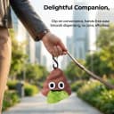 Dog Poop Bag Dispenser for Dog Leash — Poop Shape Sturdy Holder