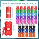 50 Pack Dog Poop Bag Holders for Leashes — Classic