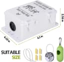 Outdoor Dog Poop Bag Dispenser Wall Mountable