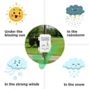 Dog Poop Bag Dispenser — Waterproof Outdoor Dog Bag Dispenser Holds Up to 8 Rolls of Waste bags