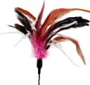 3 Pack 22.8" Extra Long Cat Feather Wand Toys